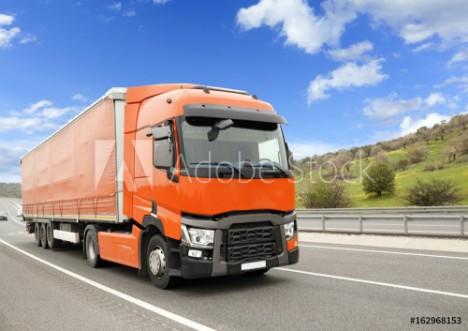 Picture of Truck On Highway